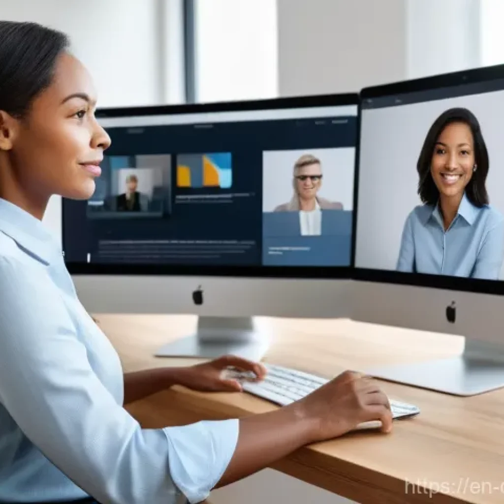 인터넷 기반 취업 준비 - **Digital Reputation Architect**
A diverse professional in their late 20s to early 30s, wearing ...