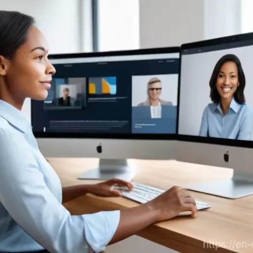 Home 17 인터넷 기반 취업 준비 - **Digital Reputation Architect**
A diverse professional in their late 20s to early 30s, wearing ...